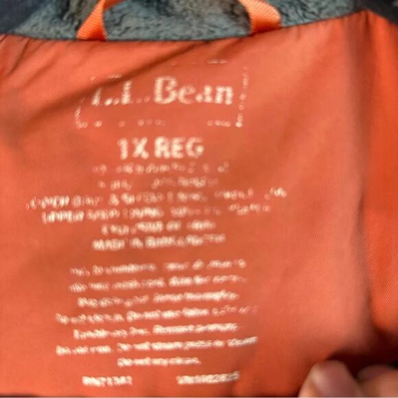 L.L. Bean Womens Winter Fleece Hooded Coat pockets rain snow resistant plus size - Picture 7 of 11